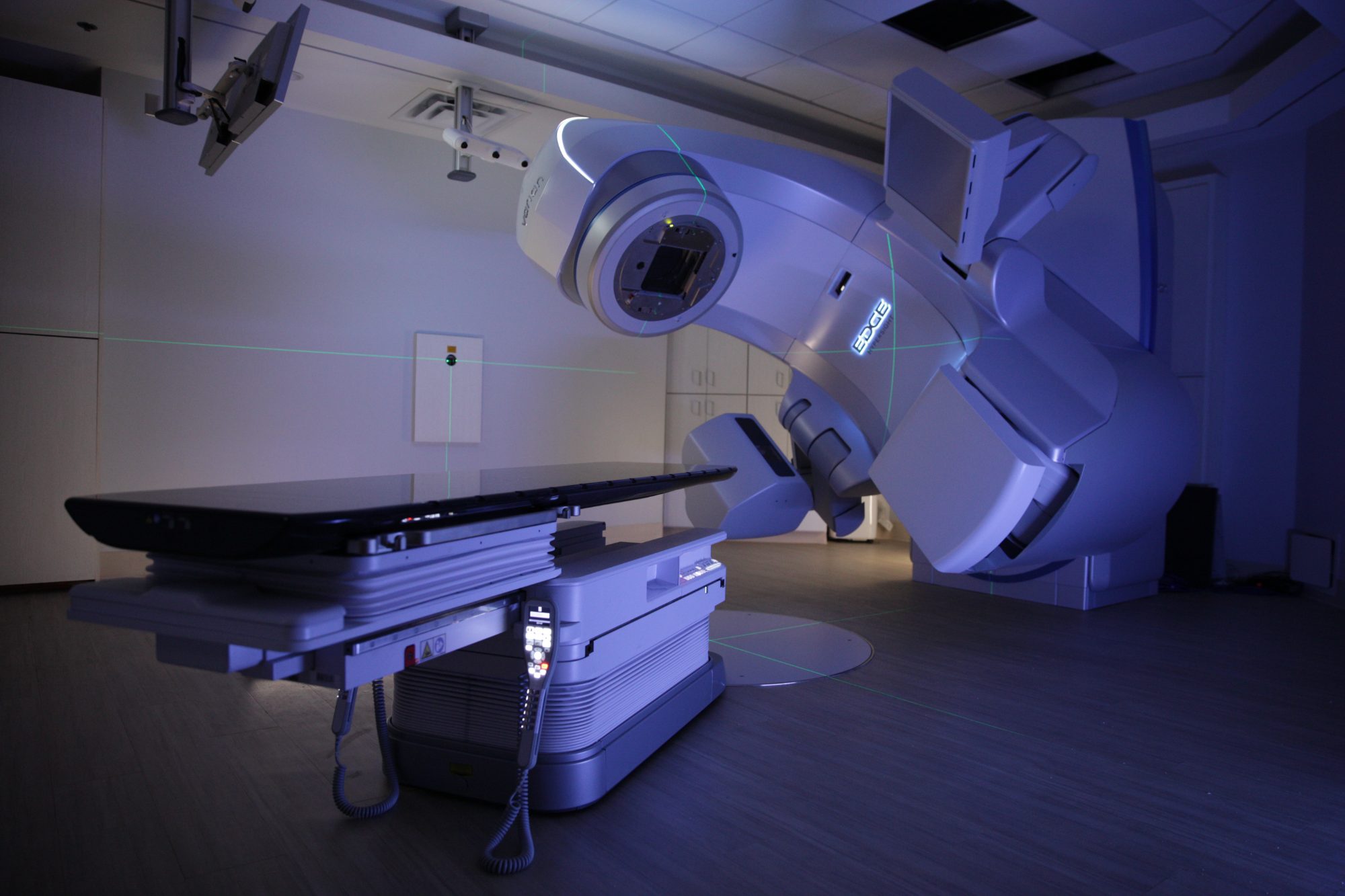 Varian Edge radiosurgery treatment room